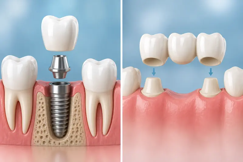 Dental Implant vs. Bridge: Which Is Better for You?