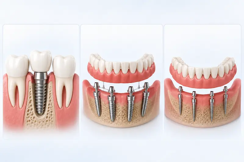 Types of Dental Implants: Single, Full-Arch & Mini Implants Explained
